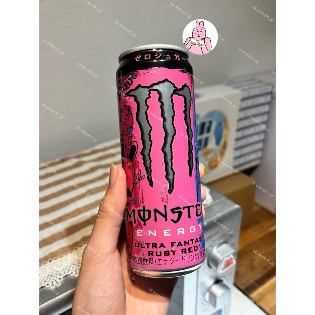 Nước Tăng Lực Monster Energy 355ml Đủ Vị - Xách Tay Nhật Ruby Red