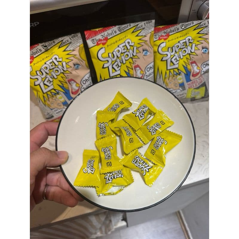 Kẹo Chanh Siêu Chua ( Gói to 88g )- Xách Tay Nhật Bản Lẻ nửa gói 10c