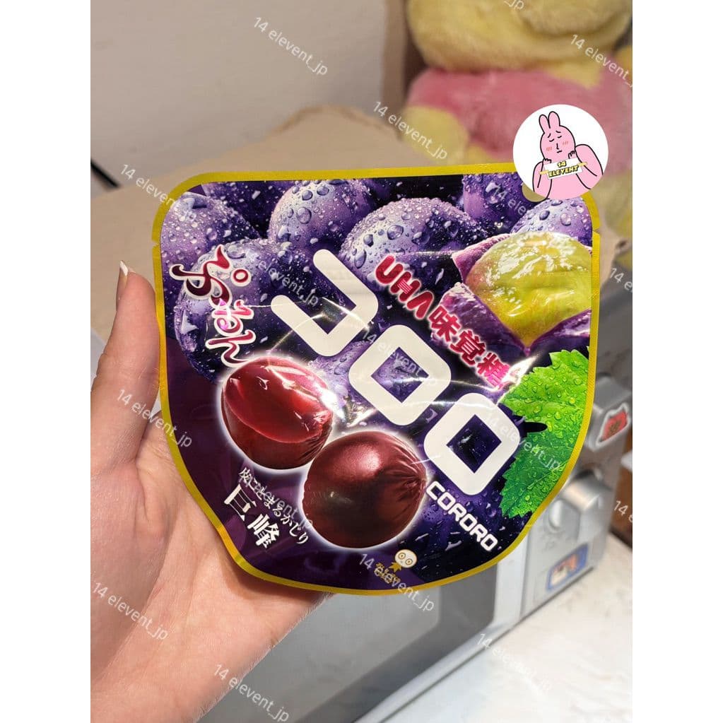 Kẹo Dẻo UHA Kororo Sakeru Đủ Vị Nho Tím