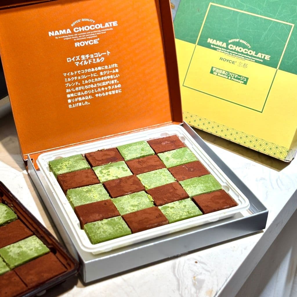 (Có MIX)[SHIP HOẢ TỐC KÈM ĐÁ KHÔ] NAMA CHOCOLATE ROYCE Đủ Vị - Xách Tay Nhật Bản Matcha Phomai+ Cacao