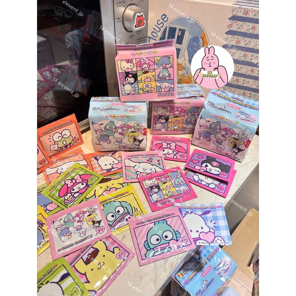 Gia Vị Rắc Cơm TANAKA/ SANRIO- Xách Tay Nhật Sanrio 20gói