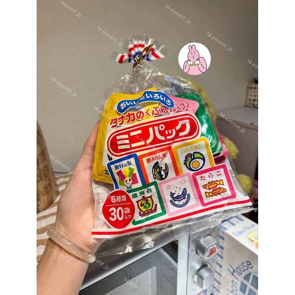 Gia Vị Rắc Cơm TANAKA/ SANRIO- Xách Tay Nhật Tanaka 30gói